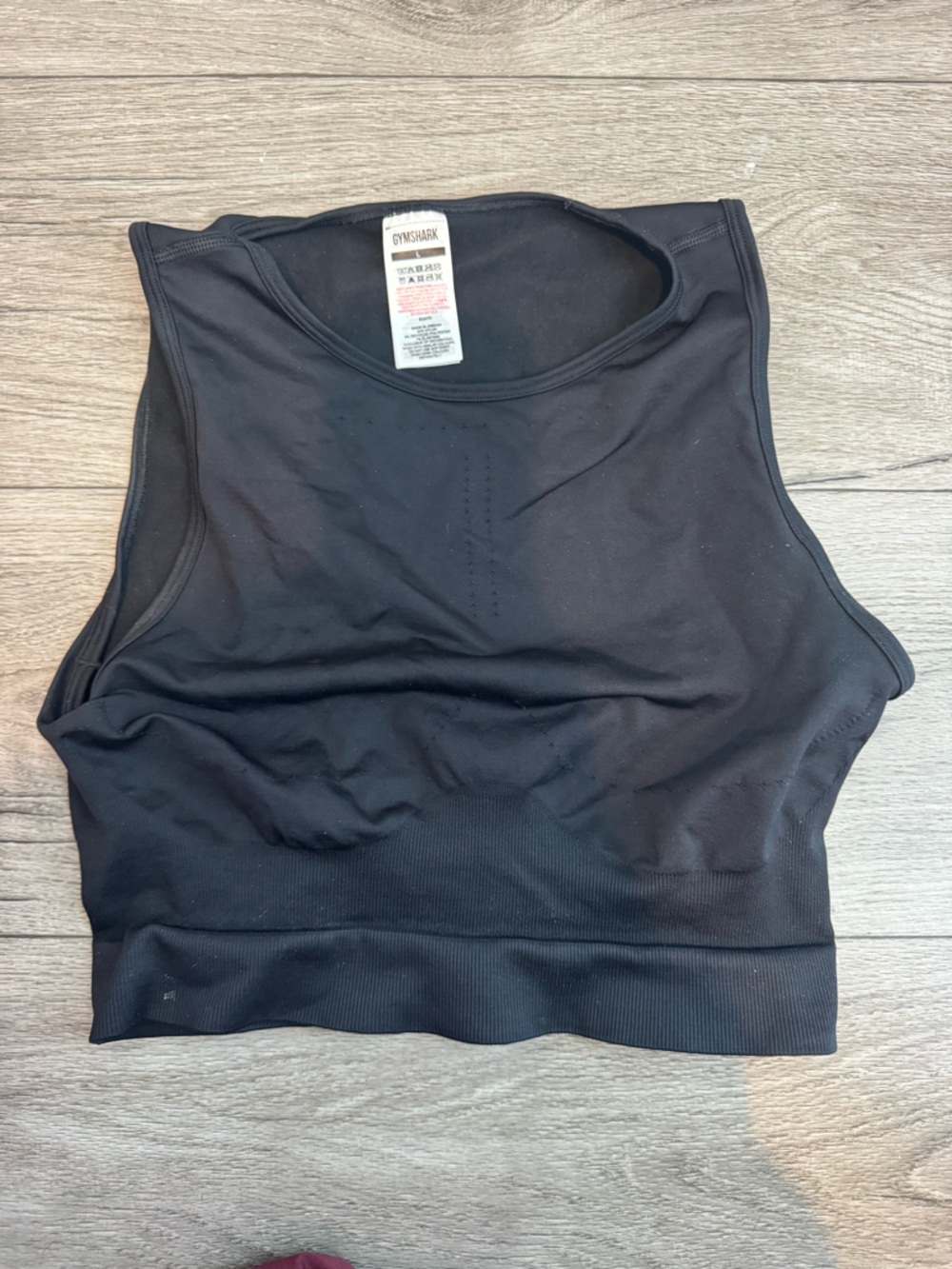 Black Seamless Athletic Tank Top